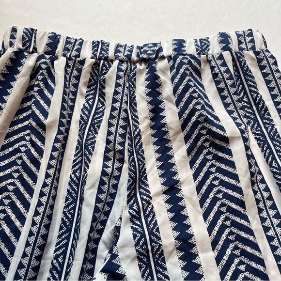 Shein Women's Wide Leg Loose Pants Pull On Navy Blue/White Size 1XL - Picture 7 of 8